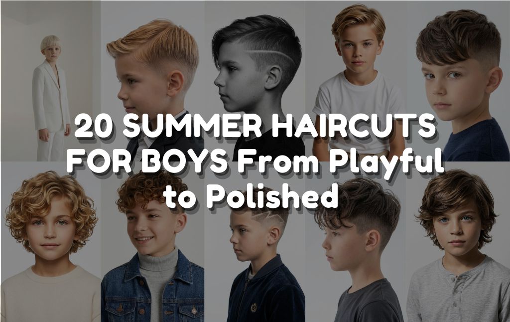 20 SUMMER HAIRCUTS FOR BOYS From Playful to Polished · Every Look Your Boy Needs This Summer