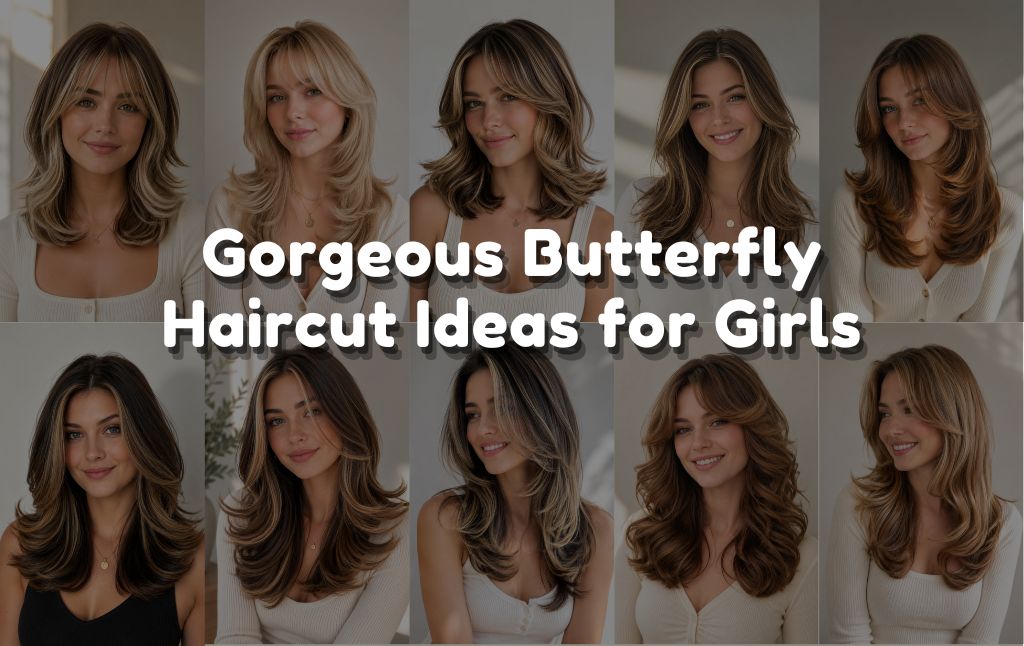 20 Gorgeous Butterfly Haircut Ideas for Girls