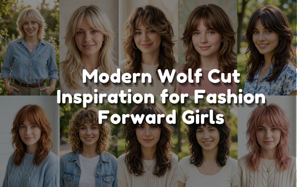 Modern Wolf Cut Inspiration for Fashion Forward Girls
