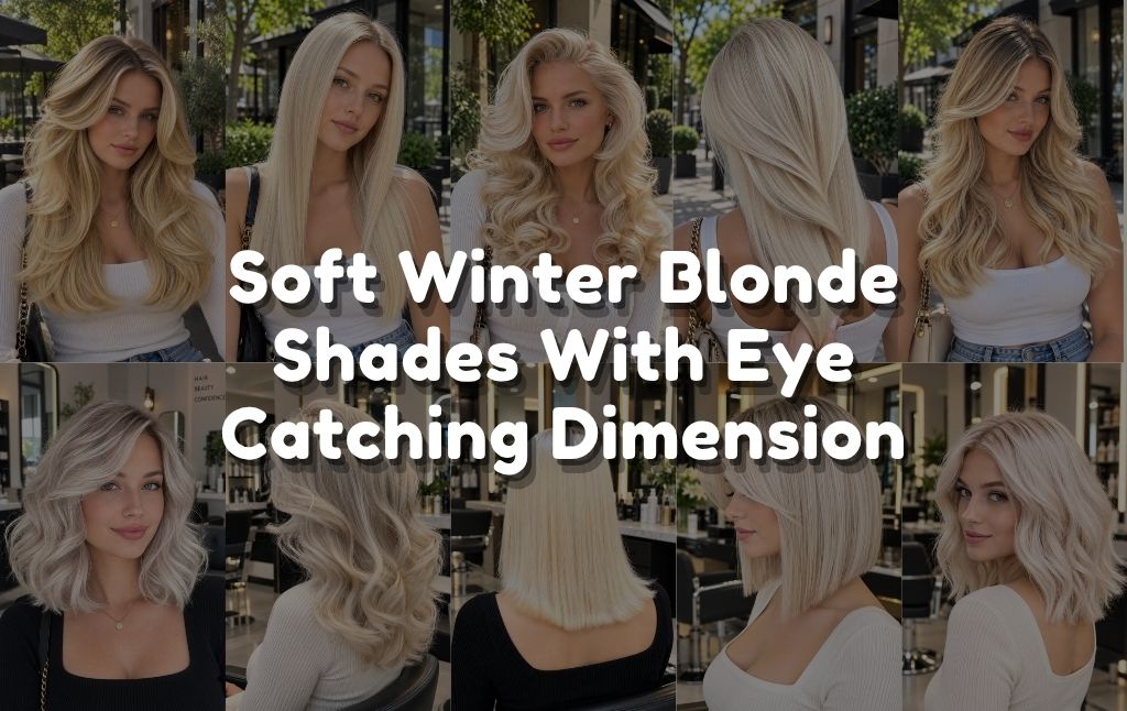 Soft Winter Blonde Shades With Eye Catching Dimension